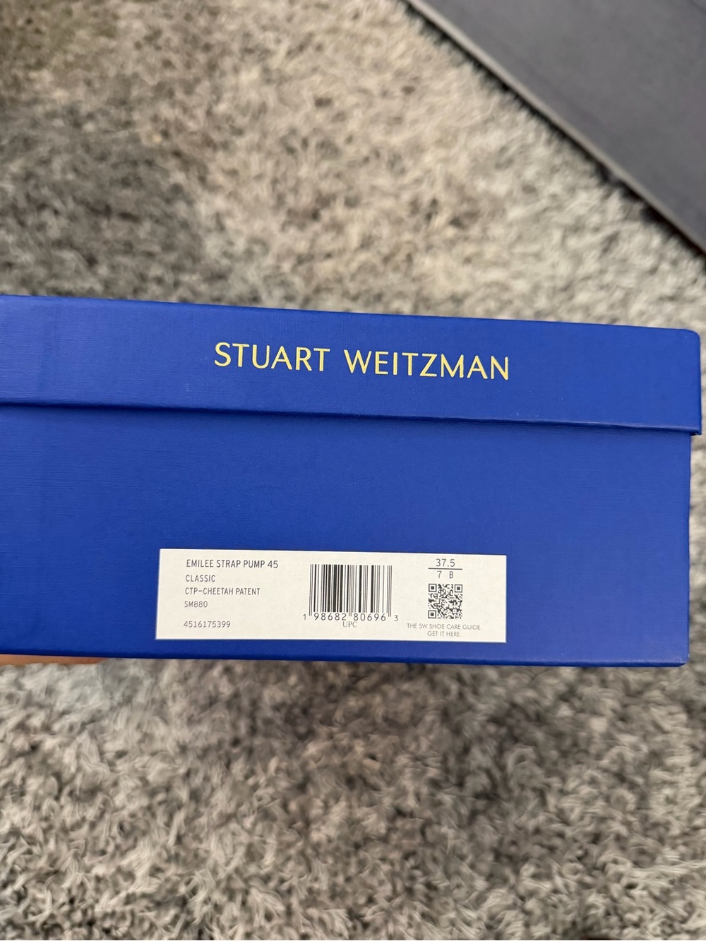 Stuart Weitzman Leopard-Print Ankle-Strap Pumps in Brown/Black New in Box - Picture 4 of 8